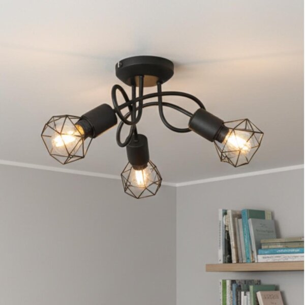 Brilagi - Prisadený luster CAGE 3xE14/40W/230V