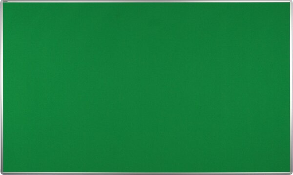Textilná nástenka ekoTAB v hliníkovom ráme, 2000 x 1200 mm, zelená