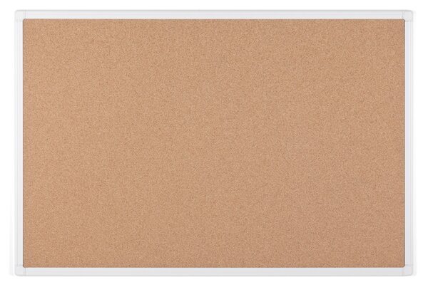 Korková nástenka ANTI-MICROBIAL, 900 x 600 mm, biely rám