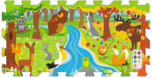 MAXMAX TREFL Penové puzzle Les