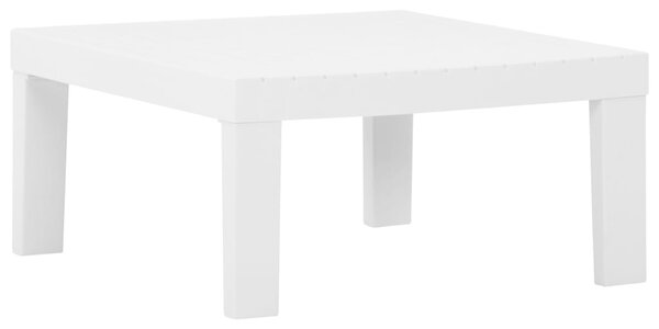 Záhradný stôl plastový biely