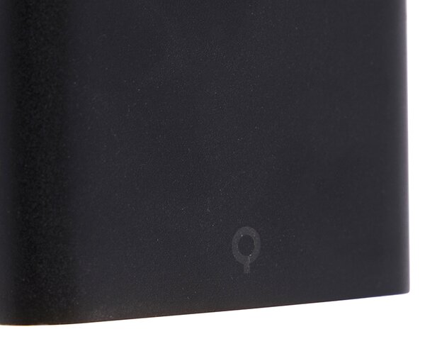 Moderná vonkajšia nástenná lampa čierna 11,5 cm vrátane LED IP65 - Batt