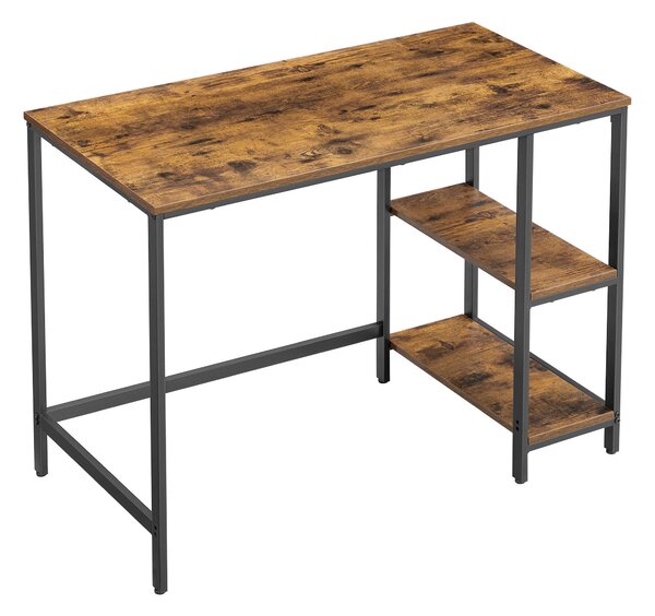 PÍSACÍ STÔL, hnedá, čierna, 100/50/75 cm Boxxx - Online Only kancelárie, Online Only