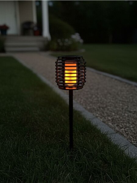 Sinsay - Solárna LED lampa do zeme - čierna