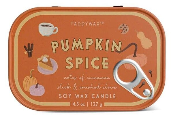 Vonná sviečka v plechovej dóze Bistro Pumpkin Spice 127 g