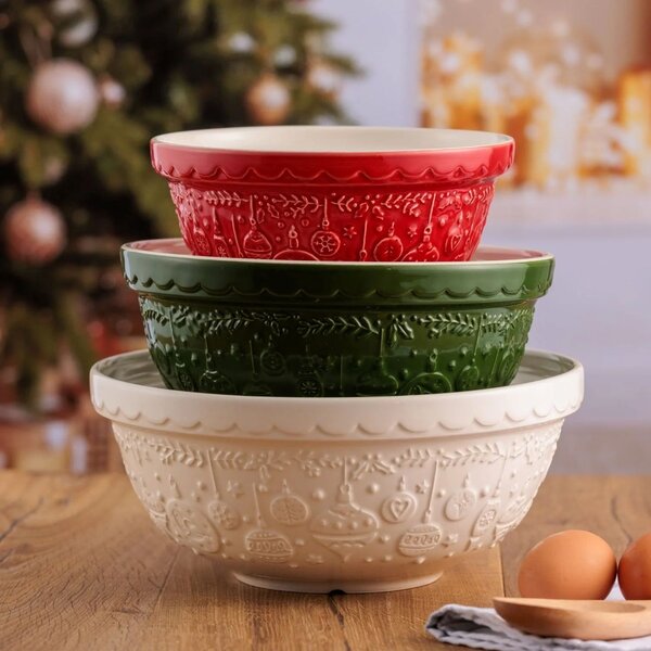 Mísa na těsto Christmas Cream Ø 26 cm / 2,7 l