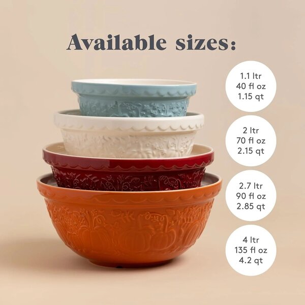 Mísa na těsto Pumpkin Red Ø 26 cm / 2,7 l
