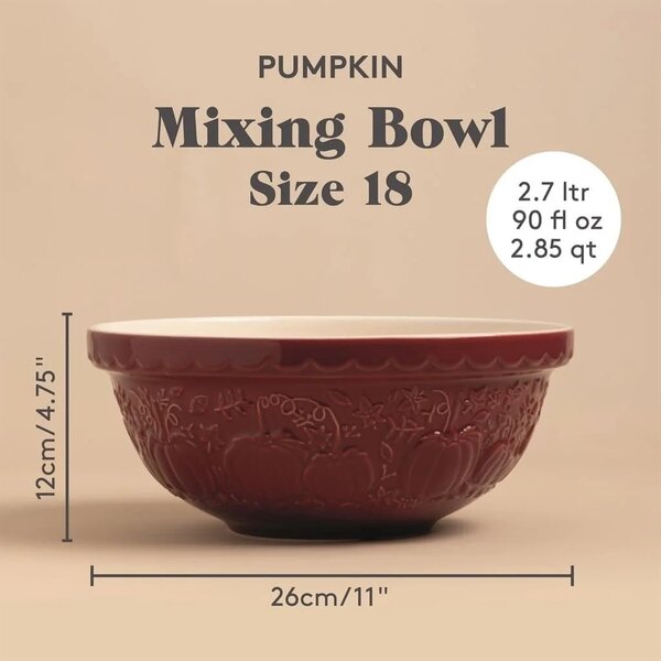 Mísa na těsto Pumpkin Red Ø 26 cm / 2,7 l