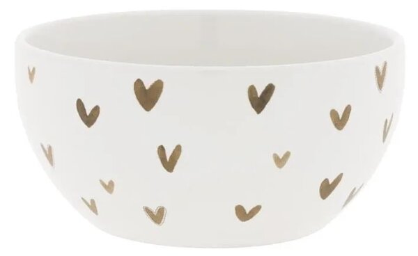 Keramická miska Hearts in Brown 300 ml