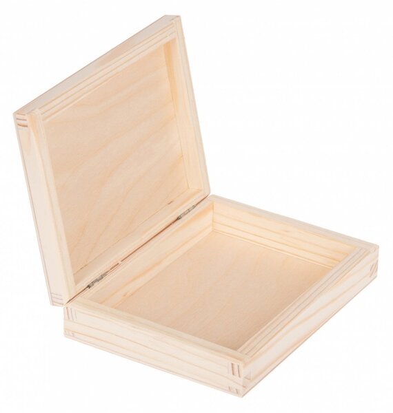 Krabička drevená 16x12x3 cm