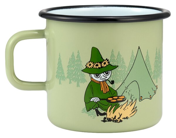 Muurla Hrnček Moomin Campers 0,55l, smalt / zelený