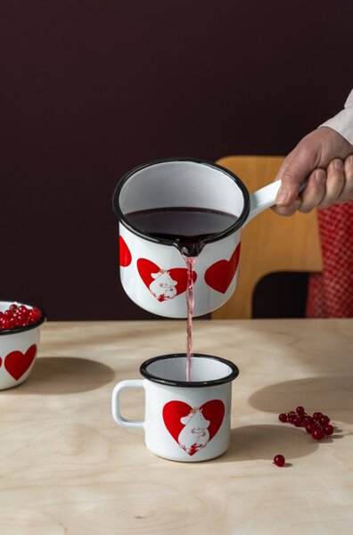 Muurla Kastról Moomins Heart 1,3l, smalt