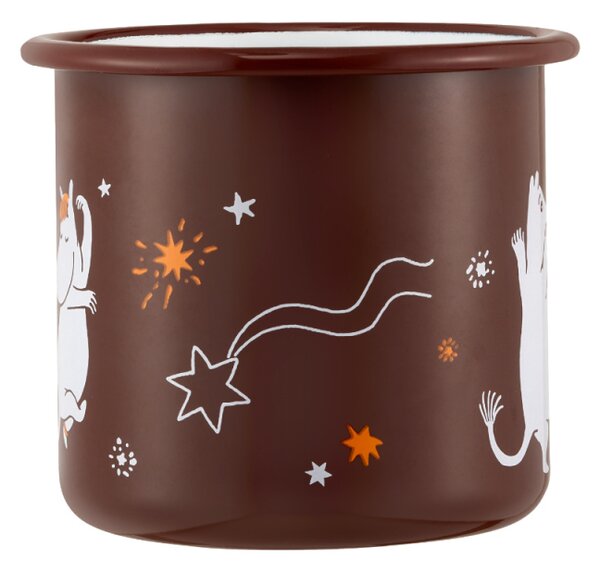 Muurla Hrnček Moomin Comet 0,55l, smalt / hnedý
