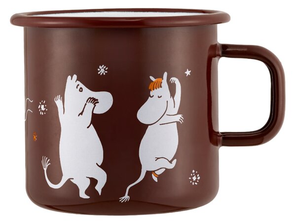 Muurla Hrnček Moomin Comet 0,55l, smalt / hnedý