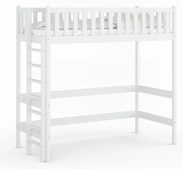 Vyvýšená posteľ Livo 80x160 Biela