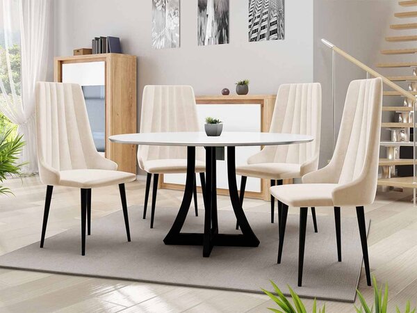 Mirjan24 Moderná čalúnená stolička Frigene 07, Farby: čierna, Potah: Magic Velvet 2250 5903211142277