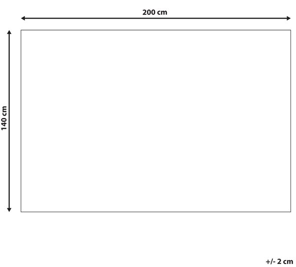 Koberec svetlobéžový a modrý 140 x 200 cm vlna a polyester ručne tkaný s geometrickým vzorom boho obývacia izba spálňa