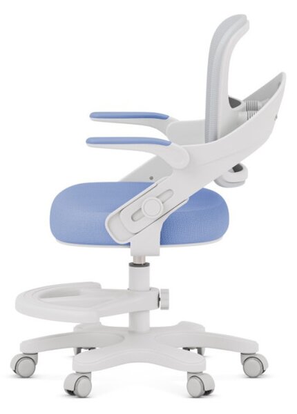 Detská otočná stolička Mark Adler Junior 4.3 modrá / sivá