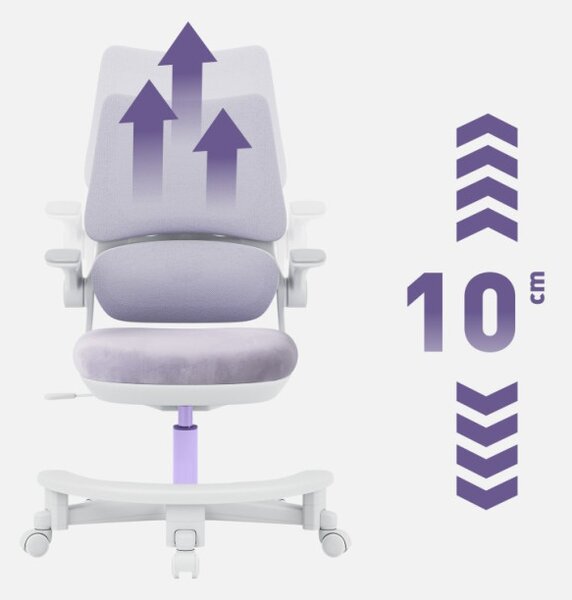 Detská otočná stolička Mark Adler Junior 5.7 Purple