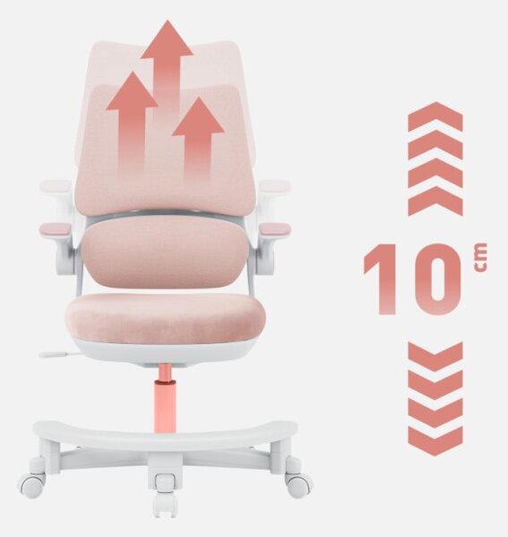 Detská otočná stolička Mark Adler Junior 5.7 Pink
