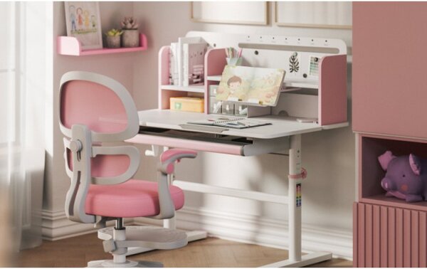 Detský rastúci písací stôl Mark Adler Study 5.7 Pink