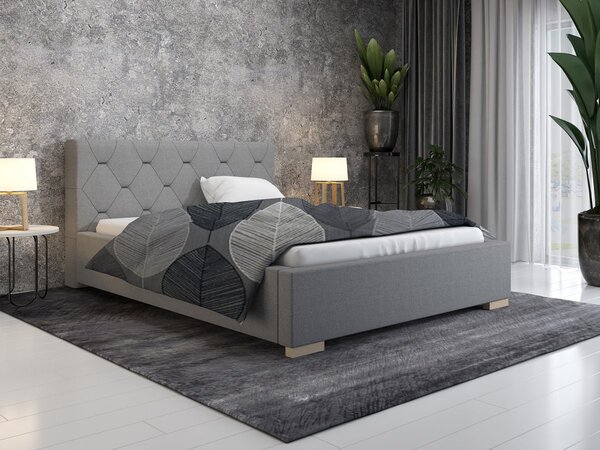 Čalúnená posteľ Troja 120/200 cm s úložným priestorom malmo