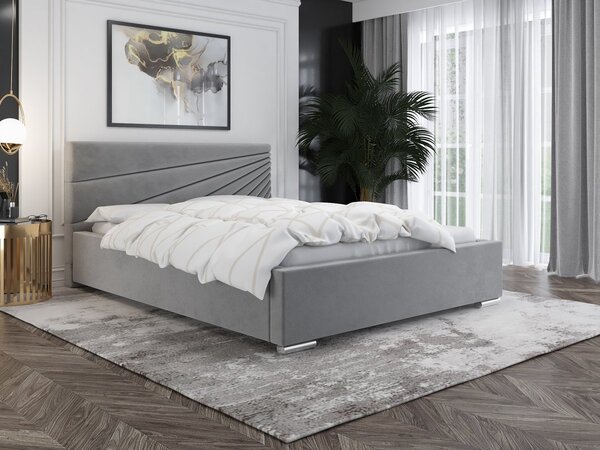Čalúnená posteľ Piano 120/200 cm s úložným priestorom jasmine