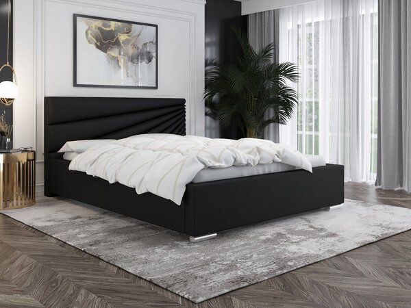 Čalúnená posteľ Piano 120/200 cm s úložným priestorom madrid - ekokoža