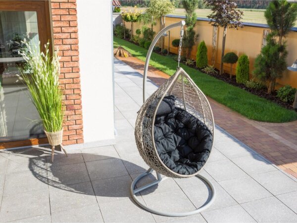 Vankúš na hojdačku MOON ekolen, čierny