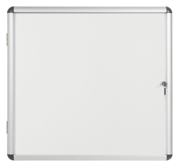 Vnútorná vitrína s bielym magnetickým povrchom, 720 x 674 mm