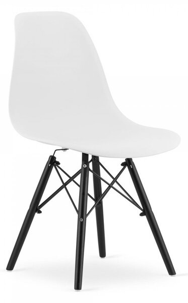SUPPLIES OSAKA Jedálenská škandinávska stolička - biela