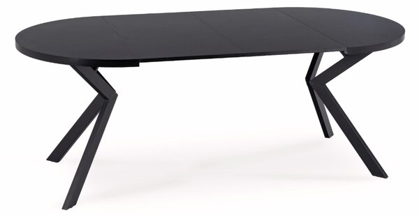 Rozkladací stôl LUKAS 100-250 cm čierny