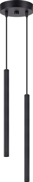 Sollux SL.1867 - Závesný luster na lankách ARCHE 2xG9/8W/230V čierna