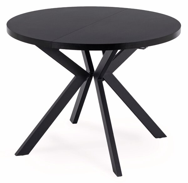 Rozkladací stôl LUKAS 100-250 cm čierny