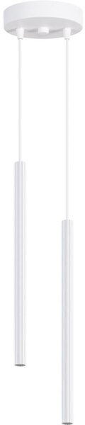 Sollux SL.1866 - Závesný luster ARCHE na lanku 2xG9/8W/230V biela