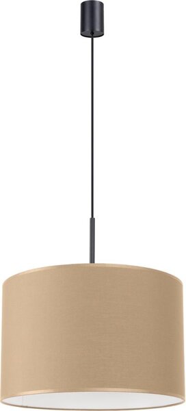 Sollux SL.1849 - Závesné svietidlo na lanku NEVIA 1xE27/15W/230V pr. 40 cm taupe