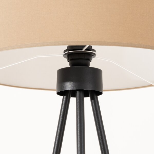 Sollux SL.1853 - Stojacia lampa NEVIA 1xE27/15W/230V taupe