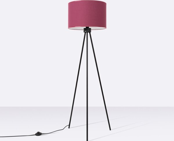 Sollux SL.1856 - Stojacia lampa NEVIA 1xE27/15W/230V červená