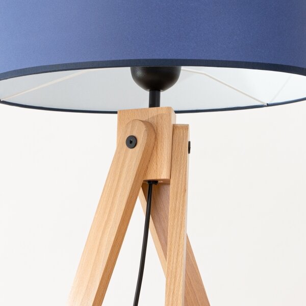 Sollux SL.1906 - Stojacia lampa NATT 1xE27/15W/230V modrá