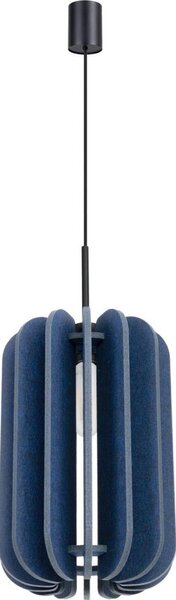 Sollux SL.1859 - Luster na lanku MULA 1xE27/15W/230V priemer 27 cm modrá