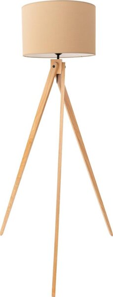 Sollux SL.1905 - Stojacia lampa NATT 1xE27/15W/230V béžovo-hnedá
