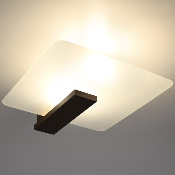 Sollux SL.1097 - Stropné svietidlo LAPPO 2xE27/15W/230V wenge