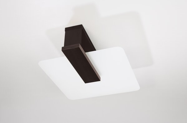 Sollux SL.1097 - Stropné svietidlo LAPPO 2xE27/15W/230V wenge