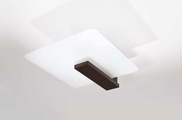 Sollux SL.1097 - Stropné svietidlo LAPPO 2xE27/15W/230V wenge