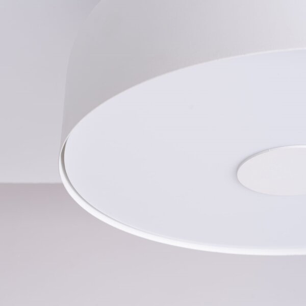 Sollux SL.1677 - Stropné svietidlo OMIQ 4xE27/15W/230V pr. 30 cm biela