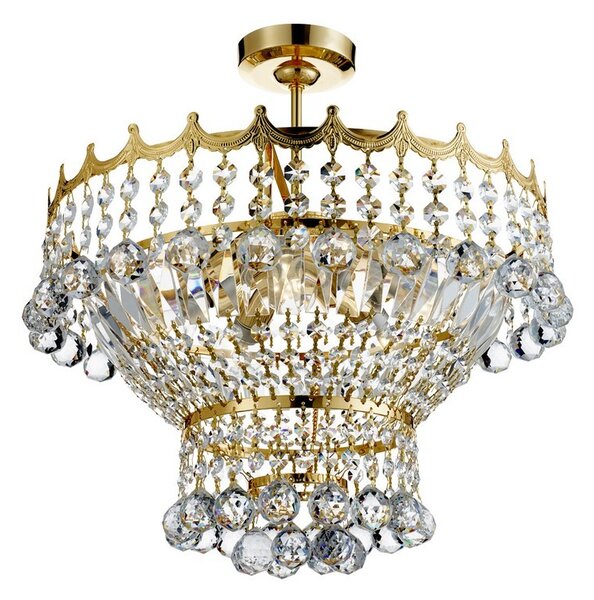 Searchlight 9113-39GO VERSAILLES stropné svietidlo 5xE14