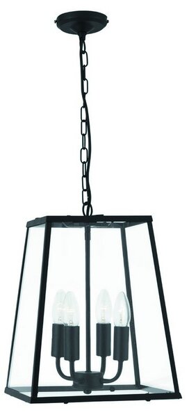 Searchlight 5614BK VOYAGER závesné svietidlo 4xE14