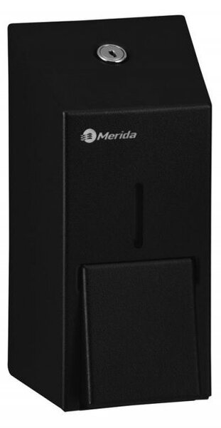 Dávkovač tekutého mydla MERIDA 400 ml, čierny