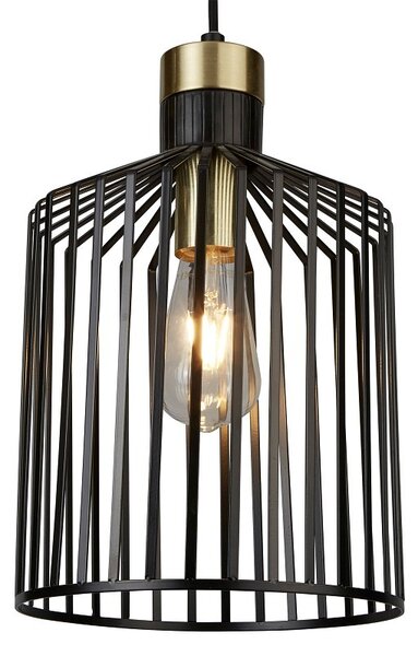 Searchlight 9413BK BIRD CAGE závesné svietidlo E27 1x10W
