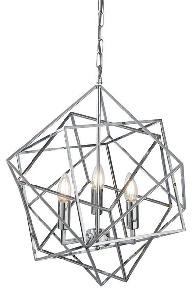Searchlight 7863-3CC CUBE závesné svietidlo E14 3x7W